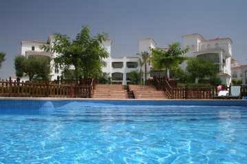 Cool off in the beautiful pool